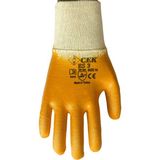 Cek Eldiven Es3 Pamuklu Nitril Kaplama 12li - 10 - Sarı