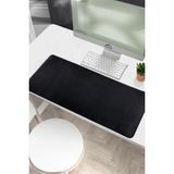 Cekar Store 90X40 Xl Deri Mouse Pad,ofis,masa Matı Sümen,konforlu Mouse Pad,çift Yönlü (Siyah) - Ahşap