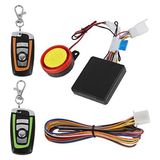 Cekar Store Alarm Sistemi Motosiklet Evrensel 12 V Motosiklet Hırsızlık Alarm Sistemi, 2 Uzaktan Kumandalı Motosiklet Kablosuz Alarm Sistemi Motor Çalıştırma Uzaktan Kumandalı Anahtarlık