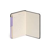 Cekar Store - Beyaz Sayfalı Not Defteri, Orta, 192 Sayfa, Yumuşak Poliüretan Kapak, Fsc® Sertifikalı Kağıt, Fildişi Renkli Kağıt, 90 G/m², Aylık Planlayıcı, Adres Defteri, Yer Imi, 13 x 21 Cm, - 41 Delft Blue