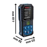 Cekar Store Bosch Professional Measurement Measurement Glm 50-27 Cg Yeşil Lazerli Uzaklık Ölçer, 50 Metre, Koruma Çantası, El Kayışı, 2 Pil
