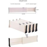 Cekar Store Büyük Boy Ayarlı Çekmece Ayırıcı 3'lü Paket I Çekmece Bölücü I Uzayabilen Ayırıcı I Teleskopik Raf Düzenleyici I Kıyafet Çekmece Organizer I Tuvalet Masası, Dolap, Mutfak, Ofis Için