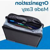 Cekar Store Case-It The Dual 2.0 Fermuarlı Bağlayıcı Sırt Çantası - Iki 2 Inç D Halkalı - 5 Konu Dosya Klasörü - Çoklu Cep - 800 Sayfa Kapasitesi - Omuz Askısı ile Birlikte Gelir - Siyah DUAL-301 - 41 Delft Blue