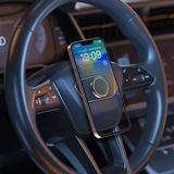 Cekar Store Direksiyon Manyetik Telefon Tutucu, 360° Dönebilir, Araç Içi ve Masa Üstü Montaj, Tüm Akıllı Telefonlarla Uyumlu, Anahtar, Pc, Çoklu Kullanım Alanı, Yüksek Güçlü Tutuş, Siyah (3,5cm - XCH2013)