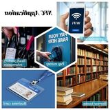 Cekar Store Etiketler Nxp Orijinal NTAG213 Nfc Yapışkan Çıkartma Şeffaf Nfc Etiket Rfıd Etiketi Yeniden Yazılabilir 144 Bayt Bellek Ios Kısa Komutlar ile Çalışır | Android - 10 Adet - 41 Delft Blue