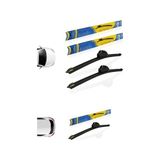 Cekar Store Fıat Doblo Supermute Ön ve Arka 3'lü Muz Silecek Takımı 2010-2022 Mınıvan (600MM 400MM 38