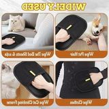Cekar Store Kedi Köpek Tüy Toplayıcı Çift Taraflı Statik Temizlik Eldiveni | Giysi, Halı, Koltuk ve Mobilya Için Tüy Temizleme Eldiveni | Dayanıklı, Ergonomik, Kolay Kullanım