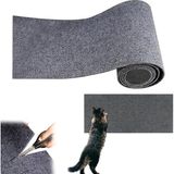 Cekar Store Kedi Tırmalama Matı, Kedi Tırmalama Tahtası, Kedi Duvarı, Düzeltilebilir Kendinden Yapışkanlı Kedi Koltuk Koruyucu, Kedi Tırmalama Matı, Kendinden Yapışkanlı Halı, Mat, Ped Yedek (Koyu Gri, 30 x 100