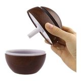 Cekar Store Orret Home 130 ml Hava Nemlendirici, Uçucu Yağ Aromaterapi Makinesi, Ev, Yatak Odası ve Ofis Için Yedi Renkli Işık ile Aroma Hava Difüzörü (Açık Kahve)