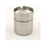 Cekar Store Paslanmaz Çelik Kokusuz Küllük Kül Tablası Rüzgar Geçirmez 9 cm Boy (Küçük)