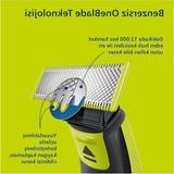 Cekar Store Philips Oneblade Yüz Için Hibrit Tıraş Makinesi, Sakal Şekillendirici, Islak/kuru Kullanım, 3 Kirli Sakal Tarağı, Çift Taraflı Bıçak, 45 Dakika Kablosuz Performans, QP2724/10