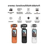 Cekar Store Q8 4K Ultra Hd Taşınabilir Vlog Spor ve Aksiyon Kamerası 2.0" Döndürülebilir IPS Ekran Siyah