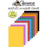 Cekar Store Renkli Mukavva 10 Renk 35X50 cm 1 Paket Sert Renkli Karton 1.0 mm Okul Okul Öncesi Anasınıfı Hobi Etkinlik