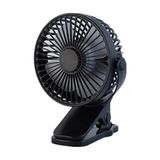 Cekar Store Şarjlı USB Mini Klipsli Vantilatör Fan - 3 Kademeli - 360° Hareketli - Bebek Arabası, Ofis, Masaüstü, Kamp Kullanımı Için Uygun - Sessiz ve Taşınabilir - Asorti Renk