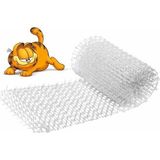 Cekar Store Weber Kedi Kovucu Mat, Plastik, 10 Adet, Toplam 250 Cm, Bahçe ve Iç Mekan Kullanımı Beyaz (Beyaz)
