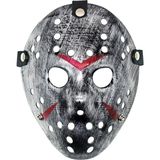 Ceki Home Jason Maskesi Hannibal Maskesi Metal Gümüş Renk 20X25 cm - 0-Siyah
