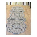 Ceki Home Masa Üzerine Runner, Masa Örtüsü Runneri Fransız Dantel Detaylı Tek Runner 41 x 120 cm Alya