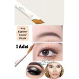 Çekici Kaş Fırçası Dumanlı Göz Farı Eyeliner Kirpik Makyaj Fırçası Burun Kontur Seti Kalemi