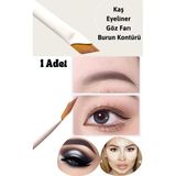 Çekici Kaş Fırçası Dumanlı Göz Farı Kalemi Fırçası Eyeliner Çekme Burun Kontur Makyaj Fırçası