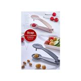 Çekirdek Çıkarma Aparatı Pratik Zeytin Vişne, Kiraz Çekirdeği Çıkarıcı - Gri