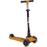 Çekirdek Zeka Winky Işıklı Teker Katlanabilir Çocuk Scooter - Turuncu