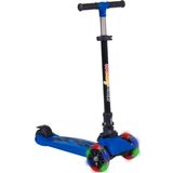 Çekirdek Zeka Winky Mavi Işıklı Teker Katlanabilir Scooter