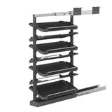 Çekme Ayakkabı Rafı Döner İstiflenebilir Pull-Out Depolama Dolabı Dikey Raf Düzenleyici Ayarlanabilir, Yastıklı Koltuk Minderi ve ABS Rattan Ayakkabı Rafı Giriş Ayakkabı Dolabı Nizer F ile Bambu