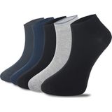 Çekmece 5’li Bambu Erkek Spor Patik Çorap - 40 - 45 - Çok Renkli