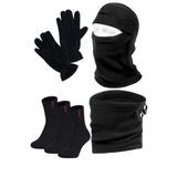 Çekmece 6 Parça Polar Boyunluk Polar Eldiven Kar Maskesi Ve Çorap Set