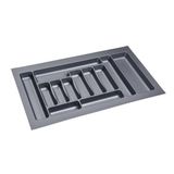 Çekmece İçi Kaşıklık 85 X 49 Cm Mutfak Çekmece Düzenleyici Gri