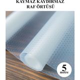 Çekmece Içi Raf Örtüsü, Kaydırmaz, 45CM x 5m, Kolay Kullanım - Ahşap - Seçenek 1