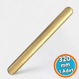 Çekmece Kulp 320 Mm Soft Altın Düz Uzun Metal Dolap Gardırop Mutfak Banyo Kulbu Modern Tasarım