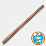 Çekmece Kulp Modern Metal Dolap Kulbu Mutfak Banyo Gardırop Bronz 800 Mm 80 Cm