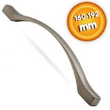 Çekmece Mutfak Dolap Kapak Kulpu Kulbu 160-192 Mm İnox Metal Kulp