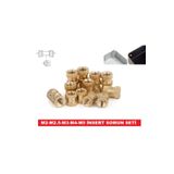 CEKSAN Insert Somun Çakma Somun Seti M2-m2.5-m3-m4-m5 50 Adet Set