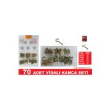 CEKSAN Piton Vidalı Kanca Seti 70 Adet