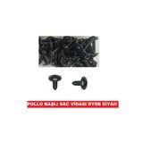 CEKSAN Sac Vidası Rysb Pullu Başlı Siyah Vida 3.5x13mm 250 Adet