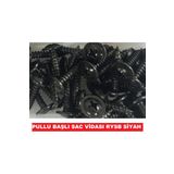 CEKSAN Sac Vidası Rysb Pullu Başlı Siyah Vida 3.5x9.5mm 50 Adet