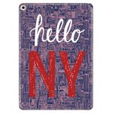 Cekuonline Apple iPad Air 2 9.7" ile Uyumlu Desenli Silikon Kılıf, Hello NY, Çok Renkli avonm-v-cvr455839
