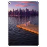 Cekuonline Apple iPad Air 2 9.7" ile Uyumlu Desenli Silikon Kılıf, Romantik Rıhtım avonm-v-cvr455932
