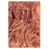 Cekuonline Apple iPad Air 2 9.7" ile Uyumlu Kılıf, Desenli Silikon, Bronz Mermer avonm-v-cvr455793