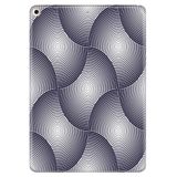 Cekuonline Apple iPad Air 2 9.7" ile Uyumlu Kılıf, Desenli Silikon, Geometrik Halkalar, Çok Renkli avonm-v-cvr455829