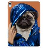 Cekuonline Apple iPad Air M2 11" 6.Nesil MUWC3TU/A ile Uyumlu Kılıf, Desenli Silikon, Stil Pug avonm-v-cvr457338