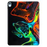 Cekuonline Apple iPad Air M3 2025 11" ile Uyumlu Desenli Silikon Kılıf, UV Baskılı, Boyaların Dansı, Çok Renkli avonm-v-cvr456588