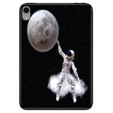 Cekuonline Apple iPad Mini 6.Nesil 8.3" ile Uyumlu Desenli Silikon Kılıf, Astronot Stil, Çok Renkli avonm-v-cvr457780