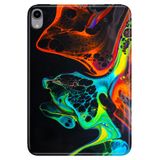 Cekuonline Apple iPad Mini 6.Nesil 8.3" ile Uyumlu Desenli Silikon Kılıf, Boyaların Dansı, Çok Renkli avonm-v-cvr457782