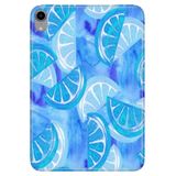 Cekuonline Apple iPad Mini 6.Nesil 8.3" ile Uyumlu Desenli Silikon Kılıf, Mavi Limon Deseni avonm-v-cvr457878