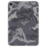 Cekuonline Apple iPad Mini 6.Nesil 8.3" ile Uyumlu Kılıf, Desenli Silikon, Gri Kamuflaj avonm-v-cvr457827