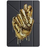cekuonline Apple iPad Mini 7 8.3" ile Uyumlu Kılıf, Kalem Bölmeli, Uyku Modlu, Tri Folding El Hareketi, Siyah