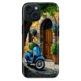 Cekuonline Apple iPhone 13 ile Uyumlu Şirin Evim Temalı Desenli Darbe Emici Silikon Kılıf, Çok Renkli